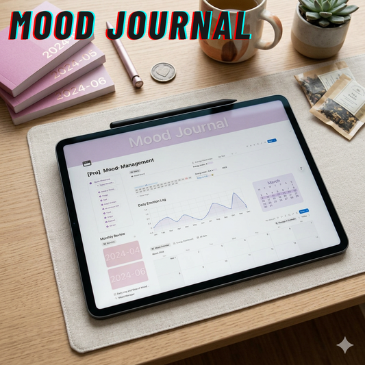 【Mood Journal】Notion Template – Track Emotions & Wellness